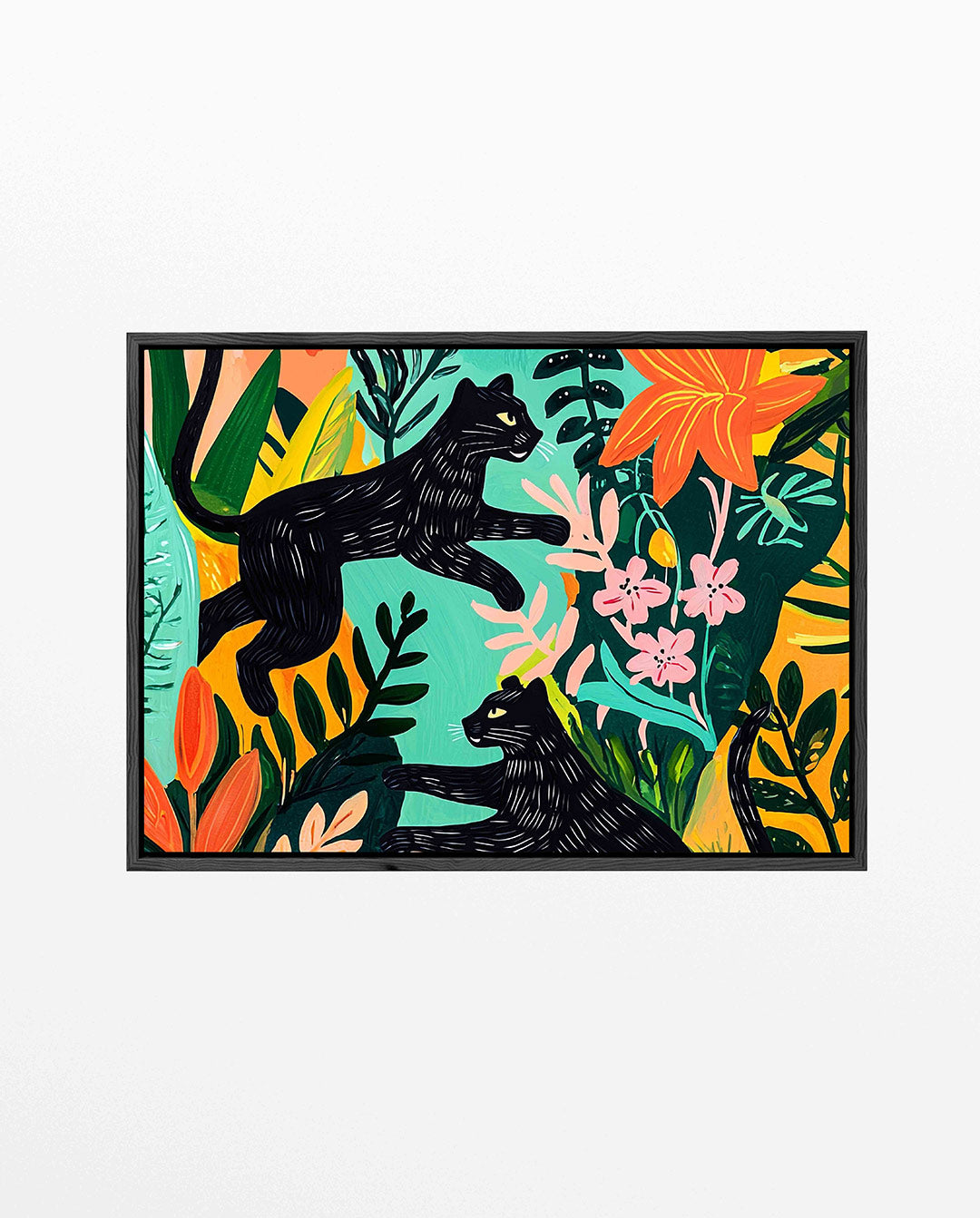 Vrolijke dierenwereld Kunstwerk