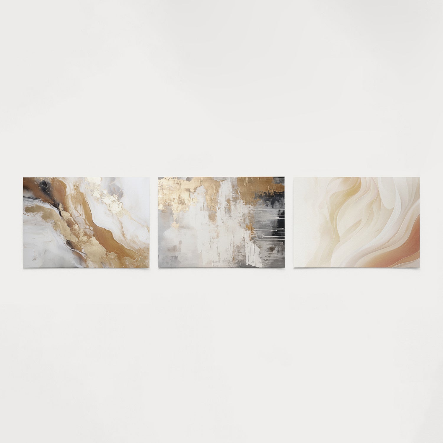 Gouden vloeiing Posterset