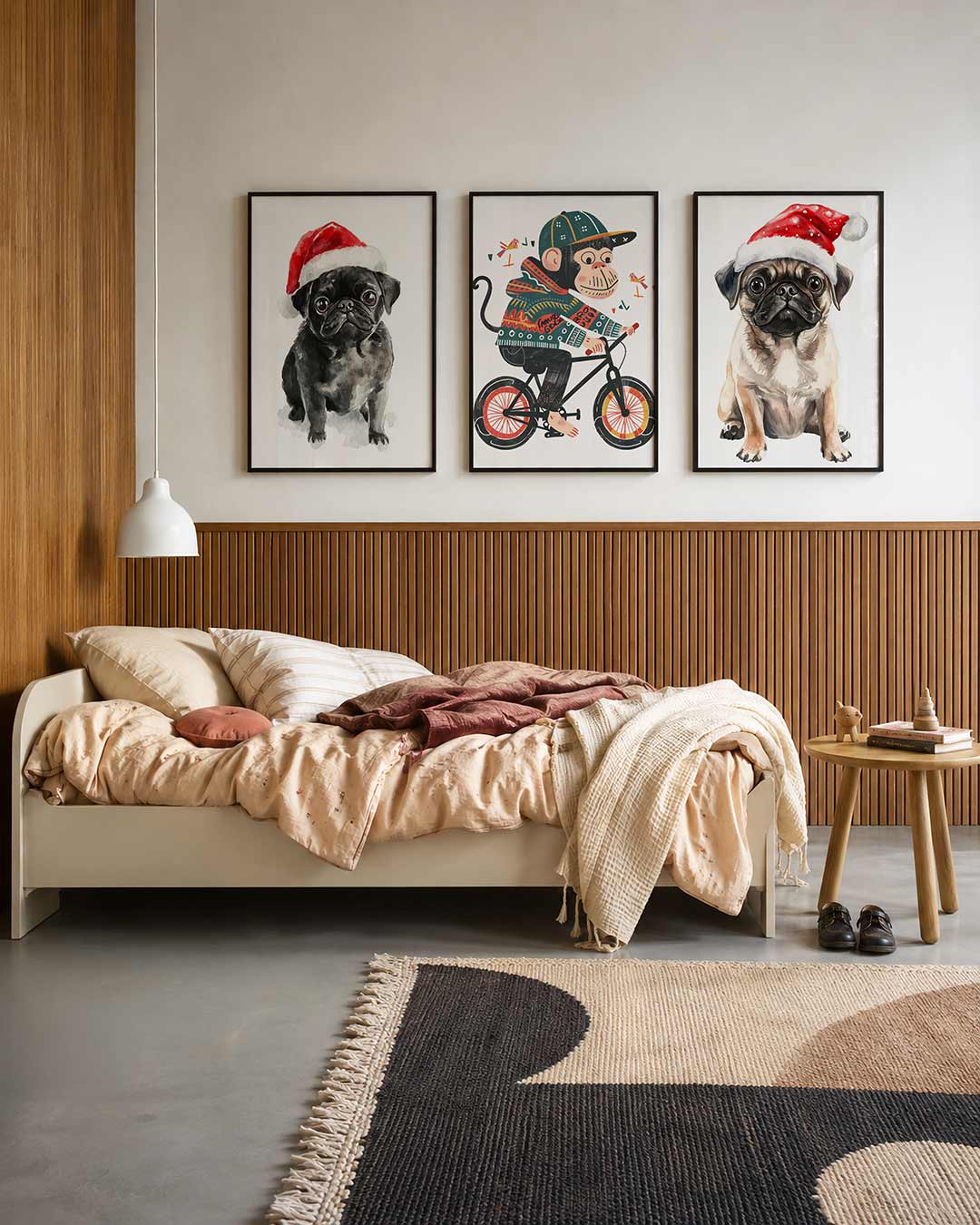 Kerstige vrolijkheid Posterset