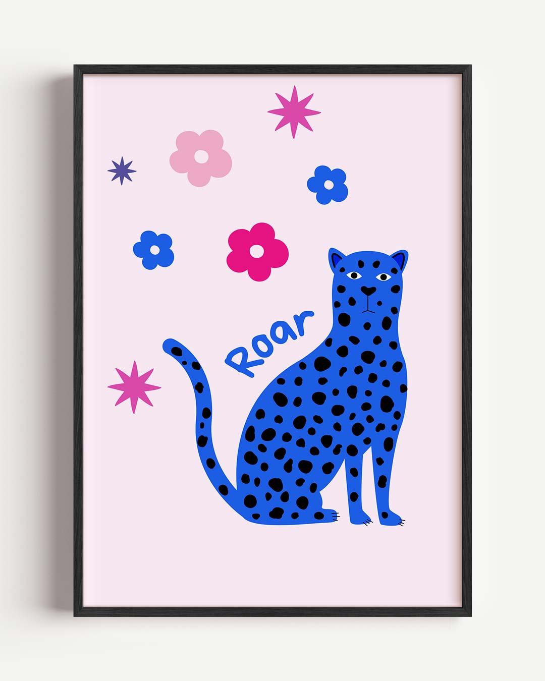Roarende Luipaard Poster-WallArtistic