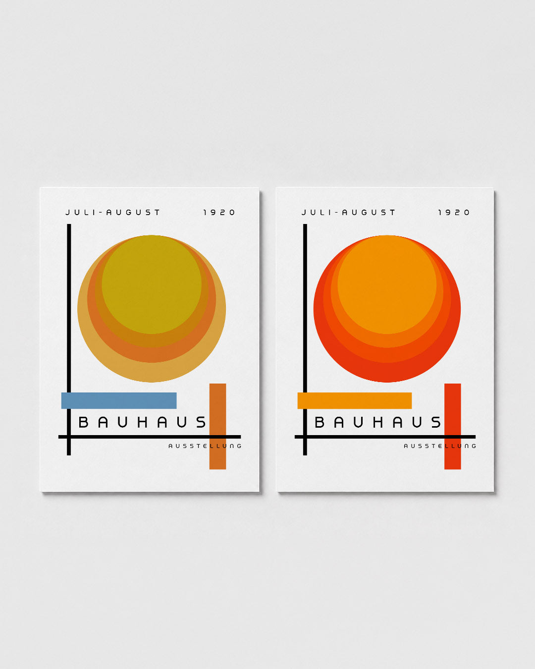 Cirkel en lijnen Posterset