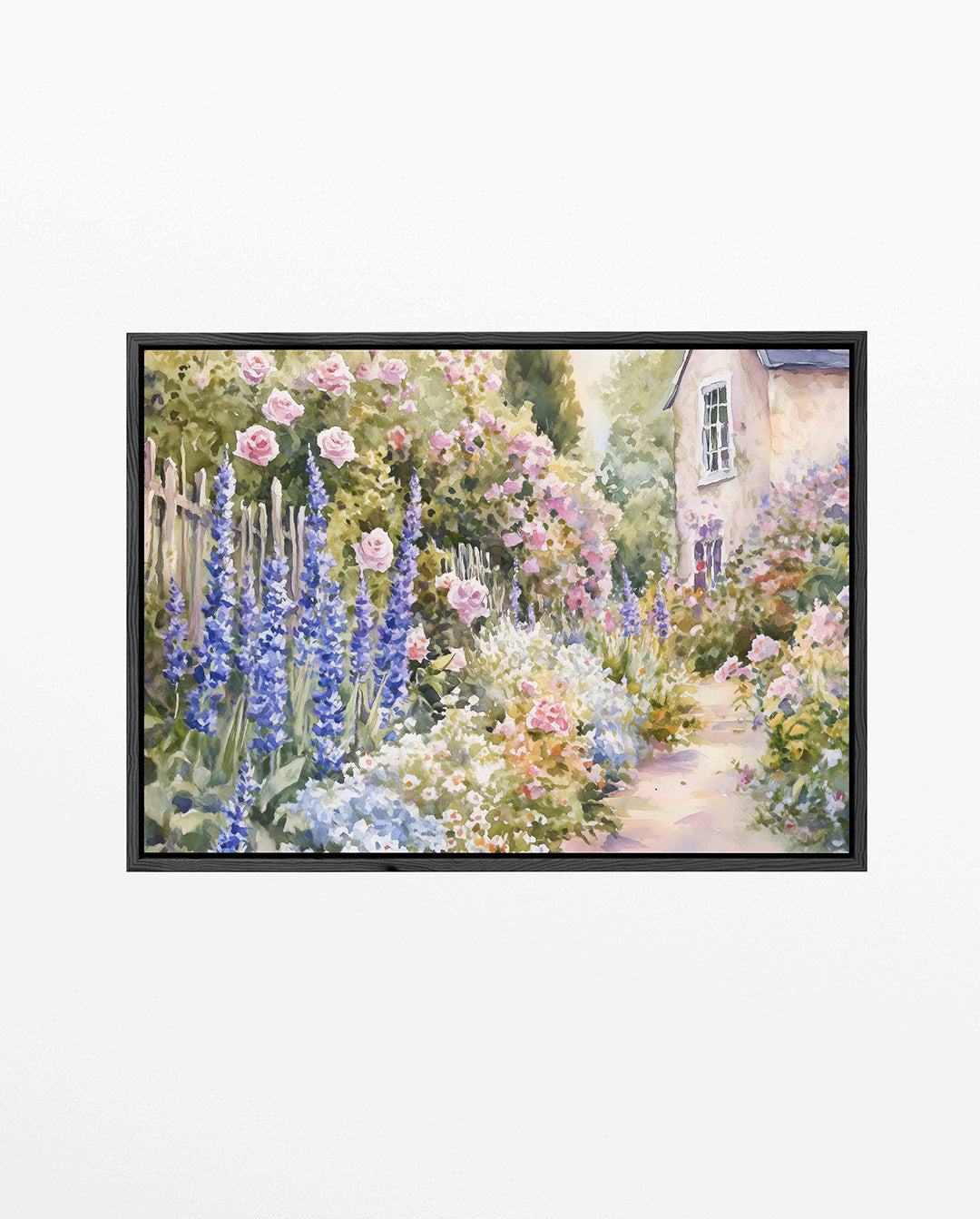 Bloementuin zomer Kunstwerk