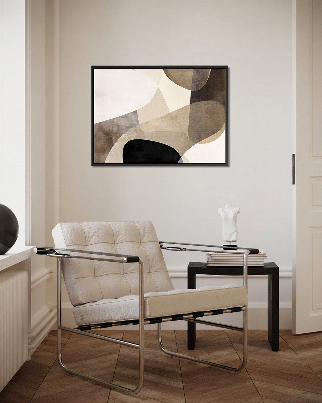 Organische vormen compositie Kunstwerk