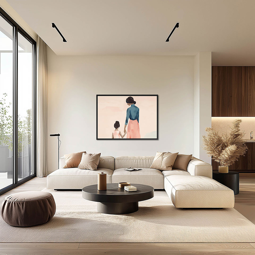 Moeder en kind Kunstwerk
