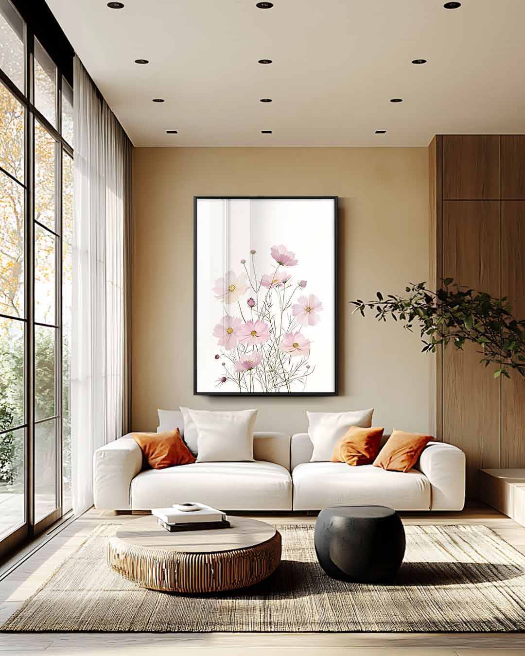 Bloemenpracht op Doek Kunstwerk-canvas-dibond-plexiglas-wanddecoratie-WallArtistic