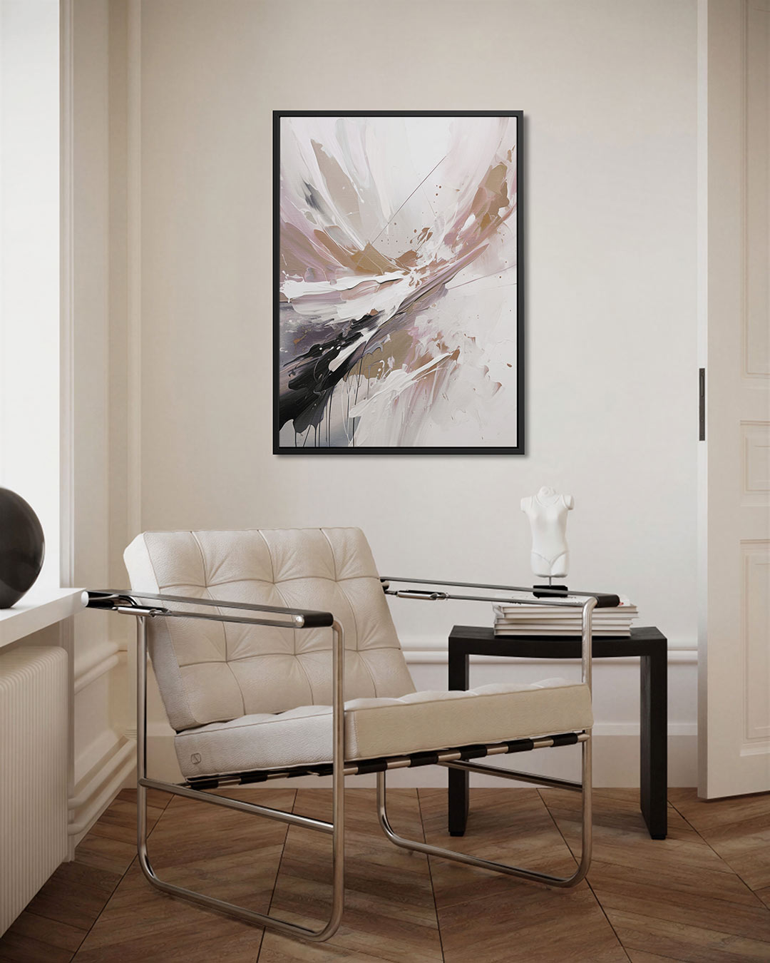 Dynamische kleurenexplosie Kunstwerk