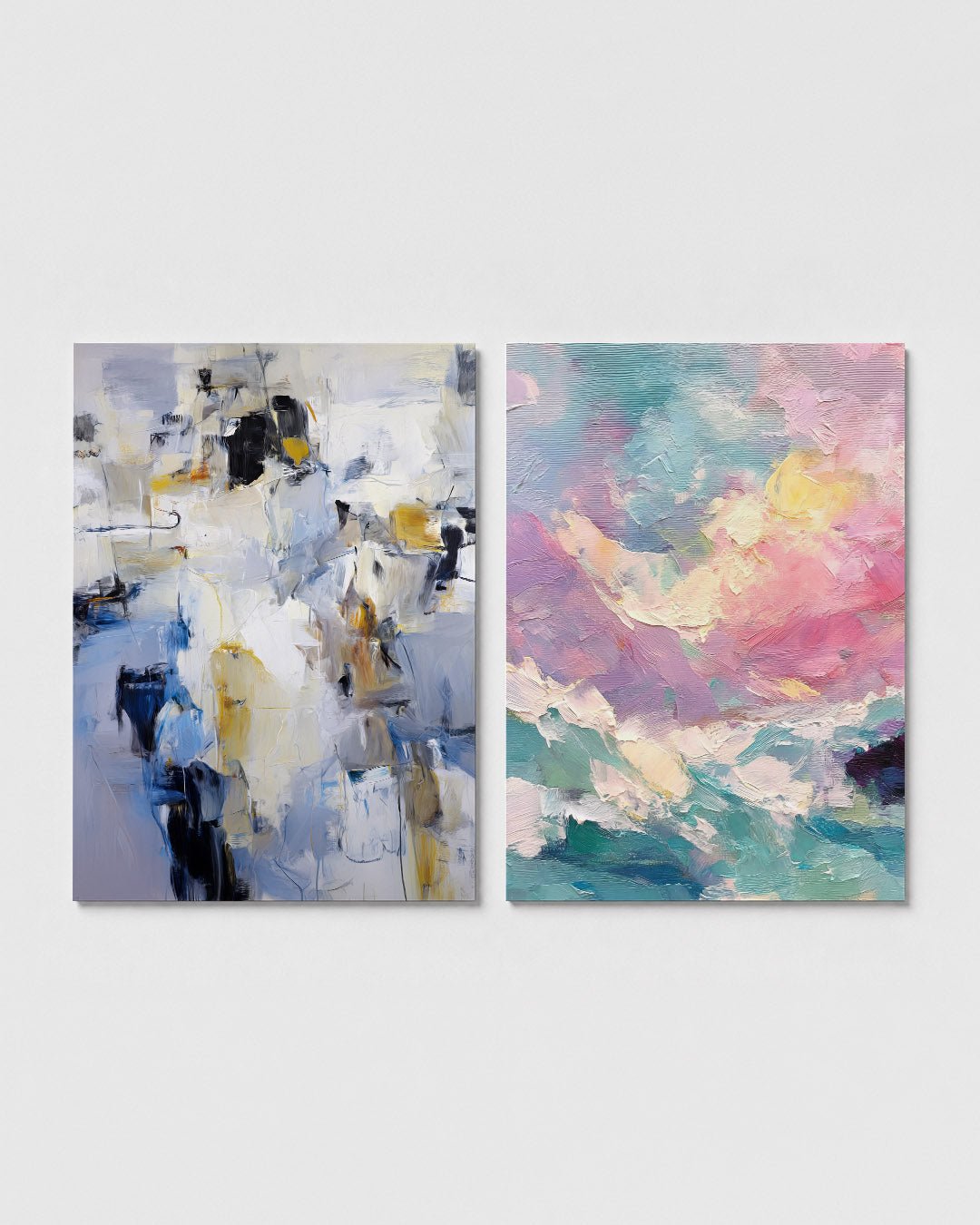 Kleurvlakken en lijnen Posterset