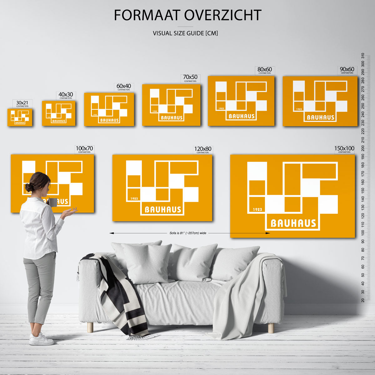Vorm en kleurvlakken Poster