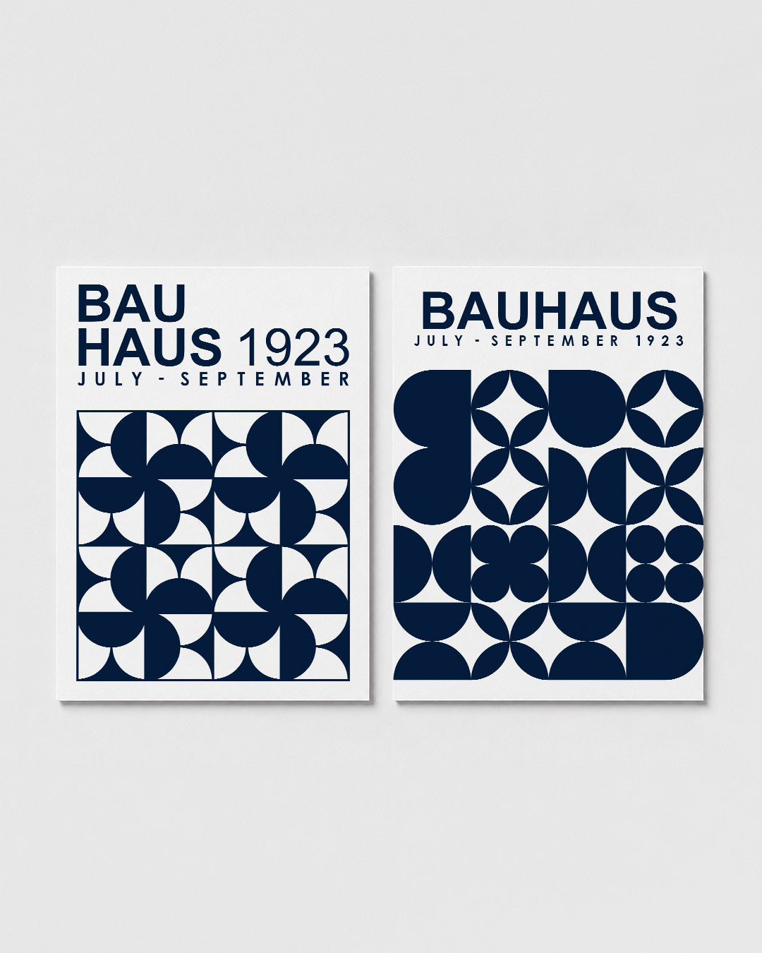 Vormenspel en kleur Posterset