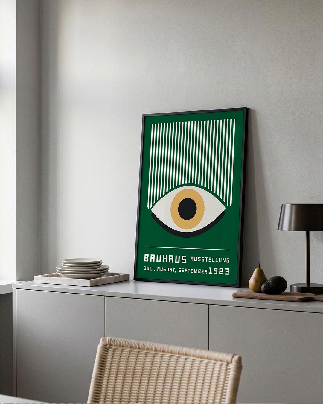 Oog en lijnen Poster