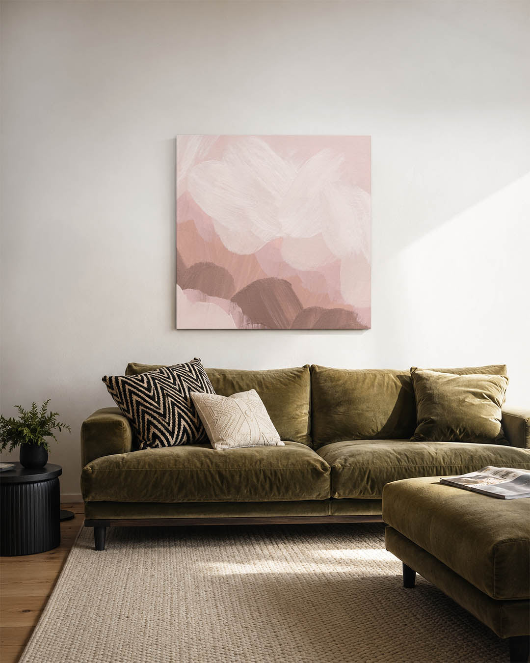 Zachte penseelstreken Kunstwerk