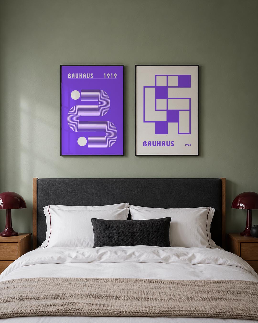 Lijnen en cirkel Posterset