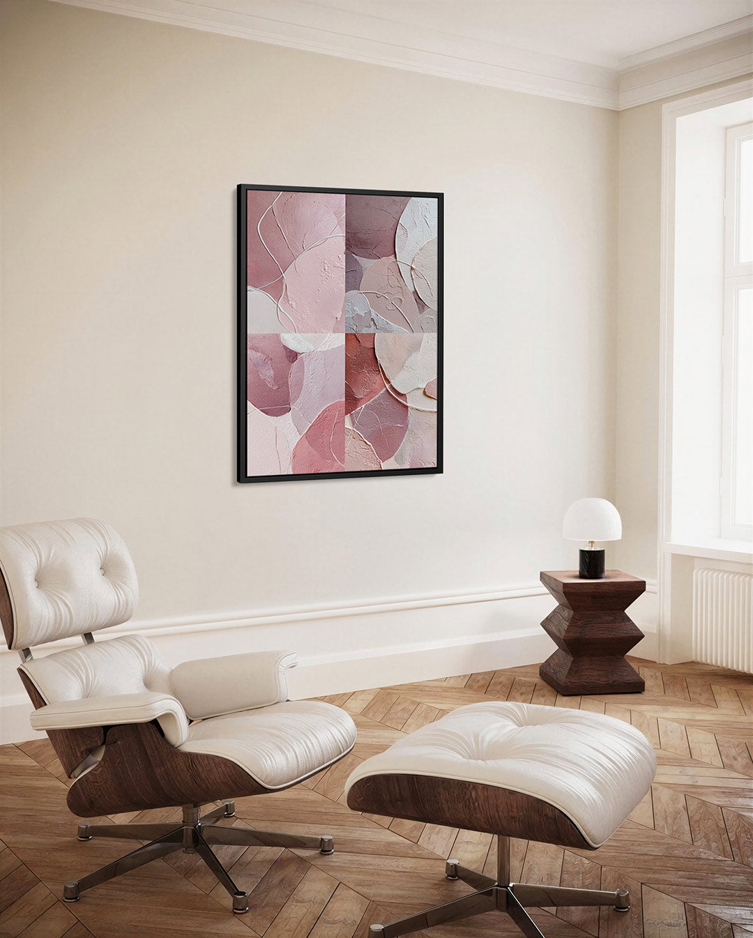 Organische vormen compositie Kunstwerk