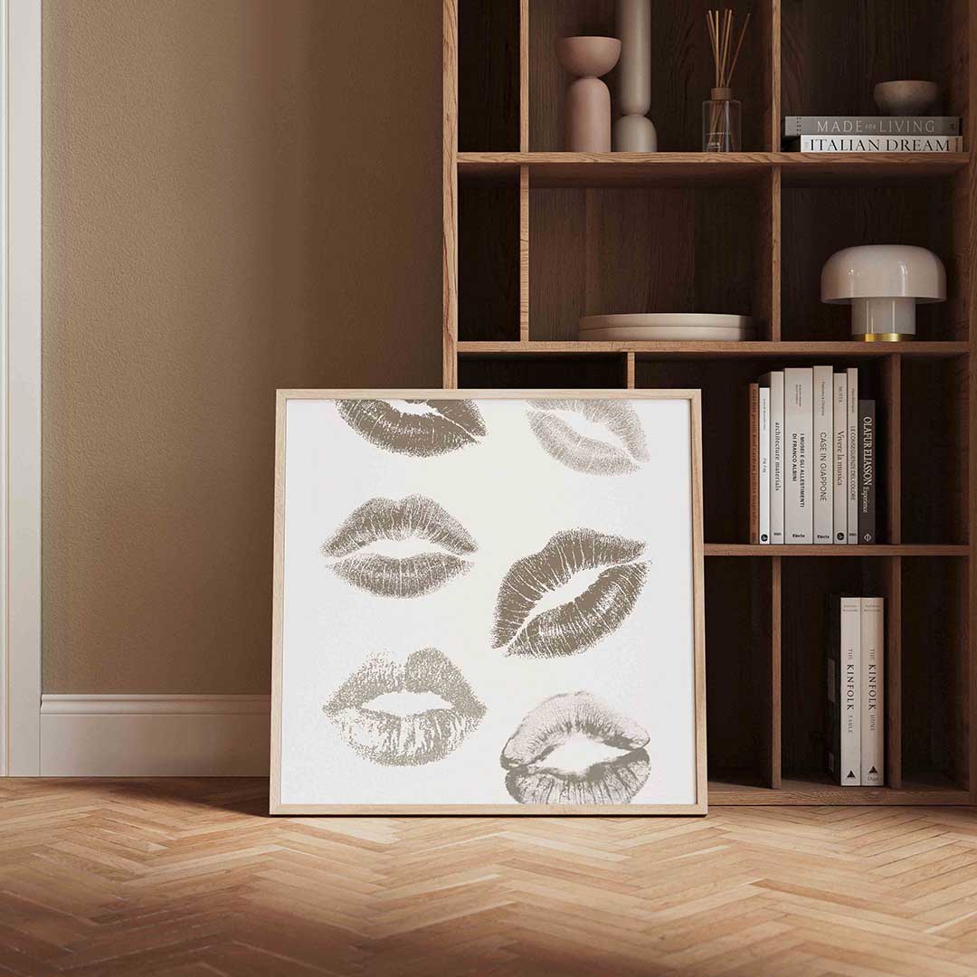 Lippenafdrukken Poster