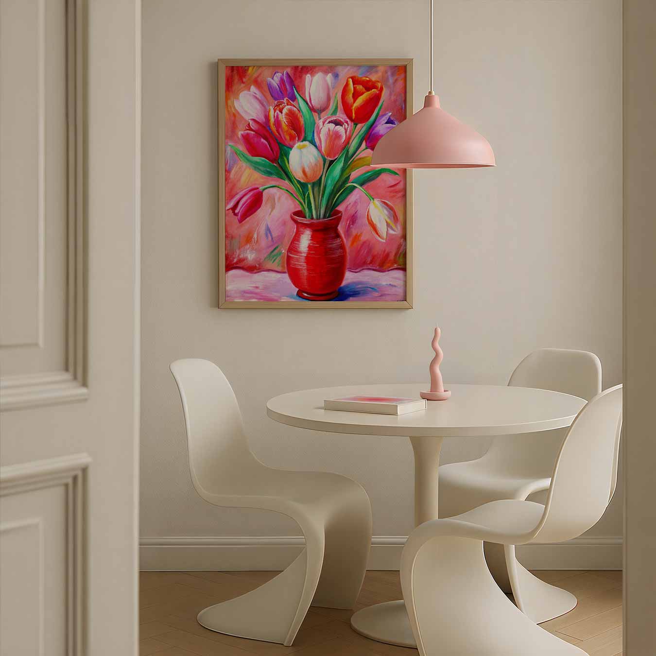 Levendige Tulpenpracht Poster-WallArtistic