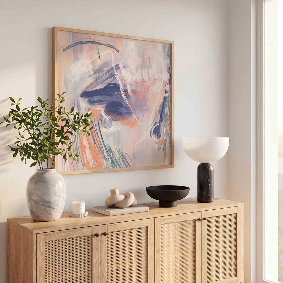 Abstracte vormen Poster