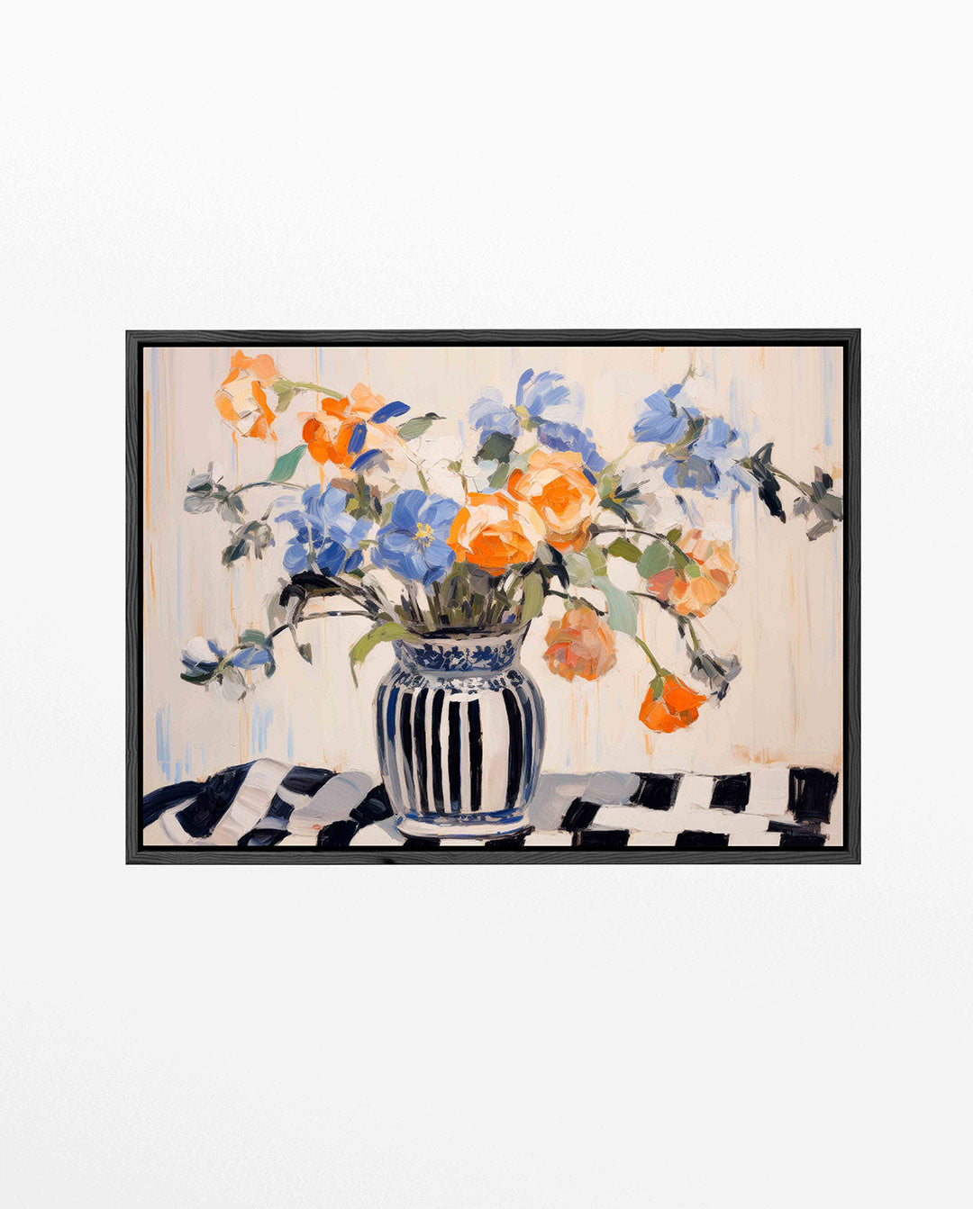 Bloemen in vaas Kunstwerk