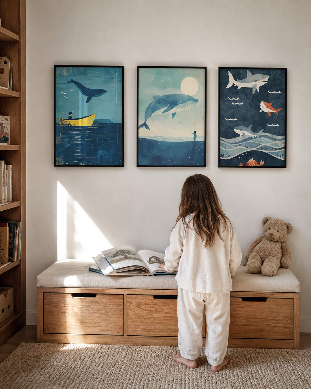 Zee en lucht Posterset