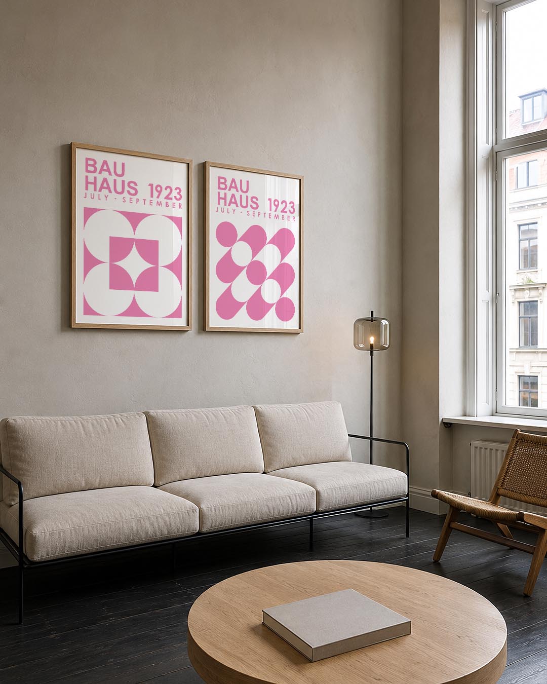 Cirkel en vierkant Posterset
