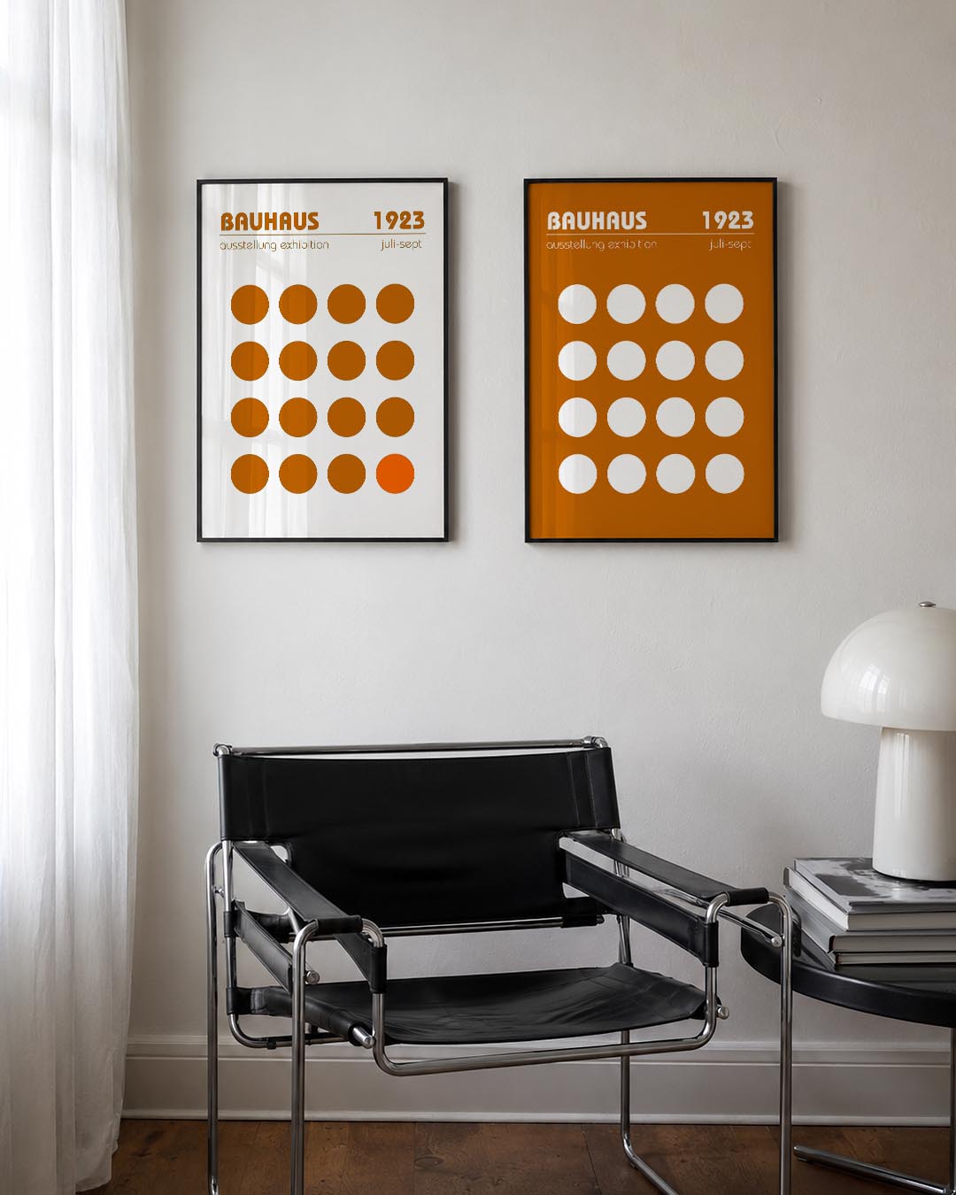 Cirkelritme en kleur Posterset