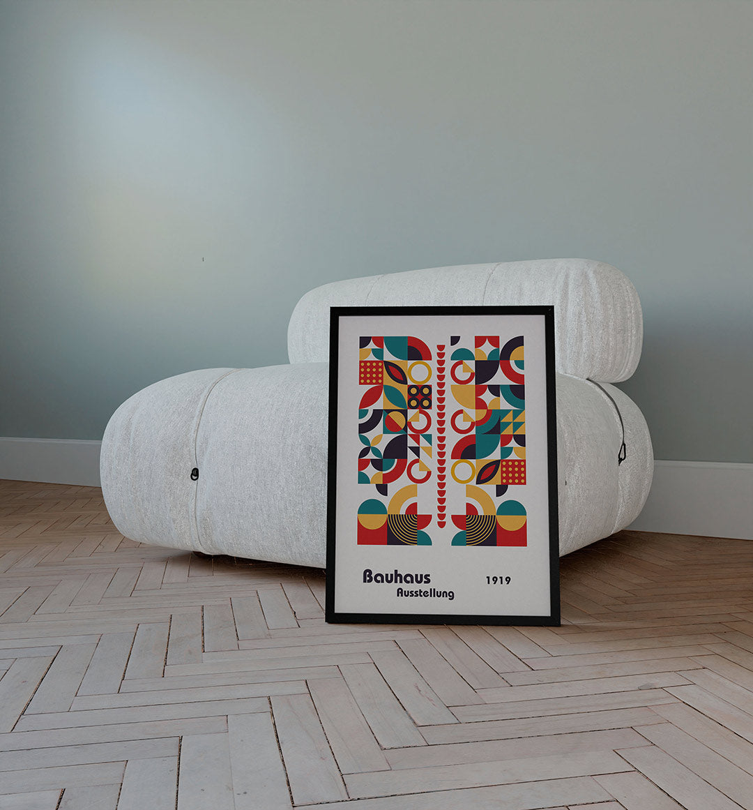 Vormritme en kleur Poster