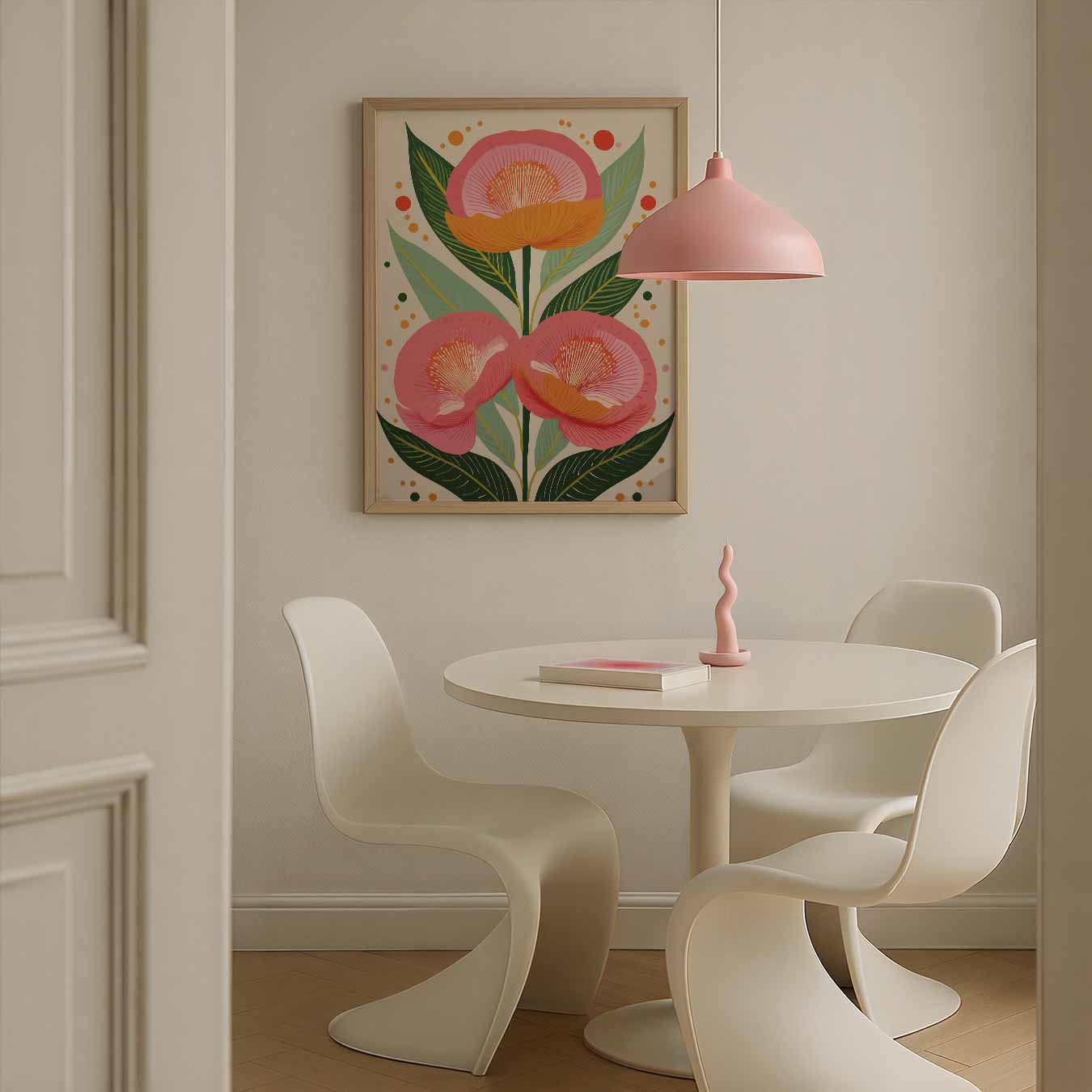 Bloemrijke Elegantie Poster-WallArtistic