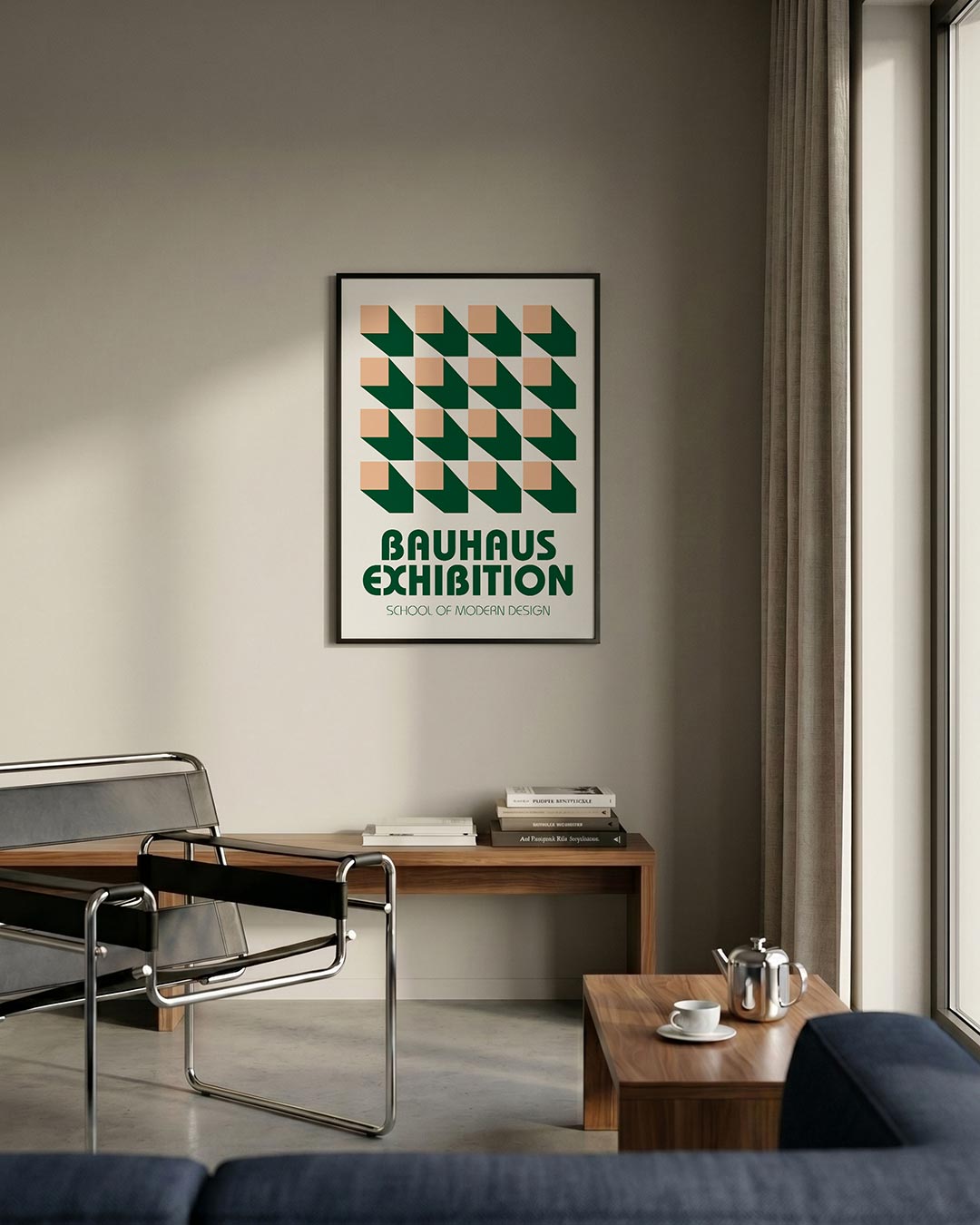 Vorm en schaduw Poster