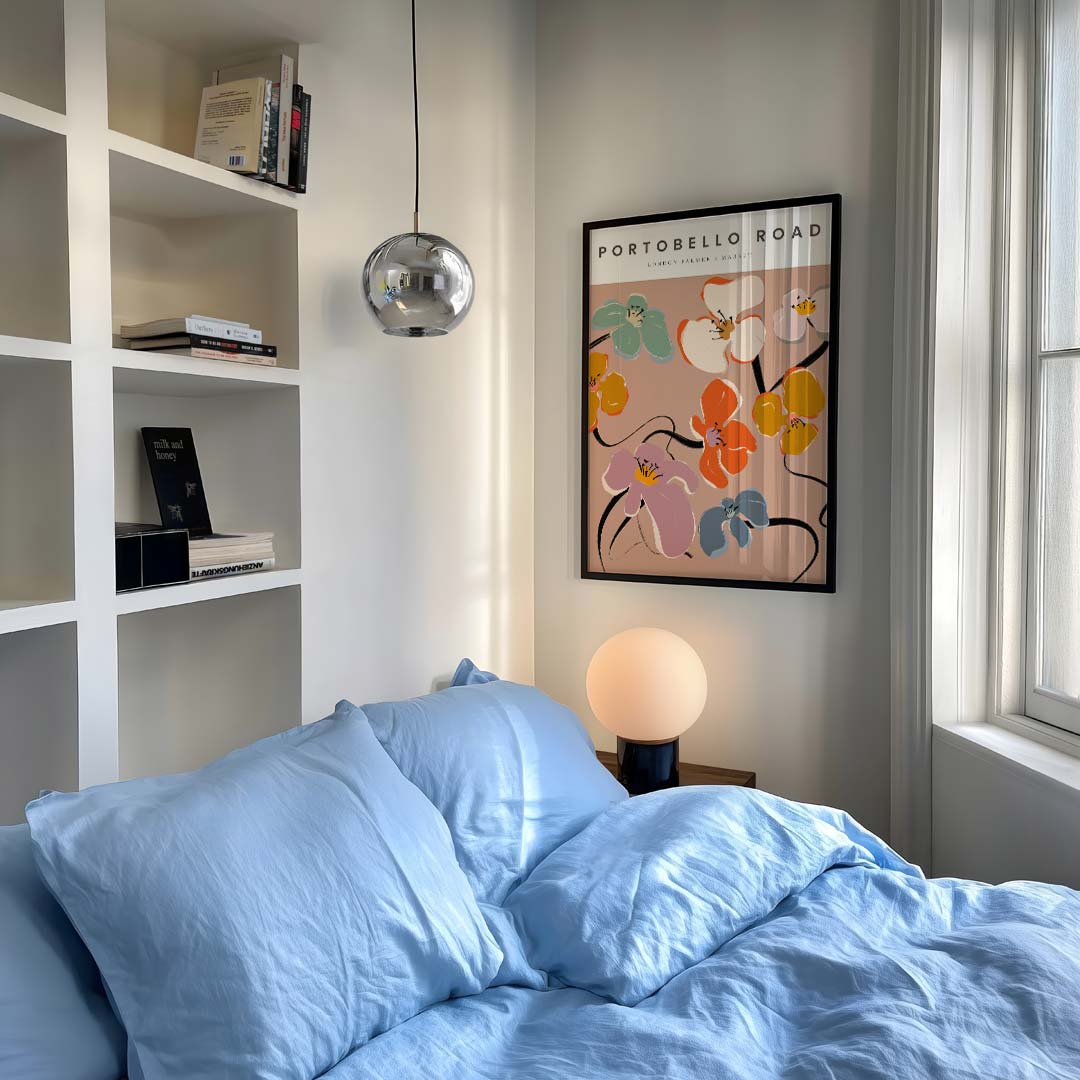 Bloemenpracht op Portobello Road Poster-WallArtistic