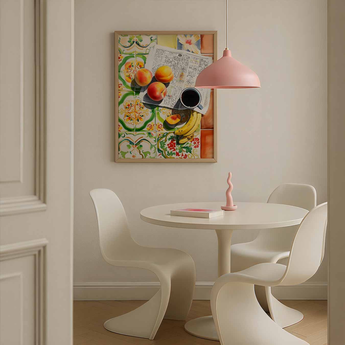 Kleurrijke Keuken Taferelen Poster-WallArtistic