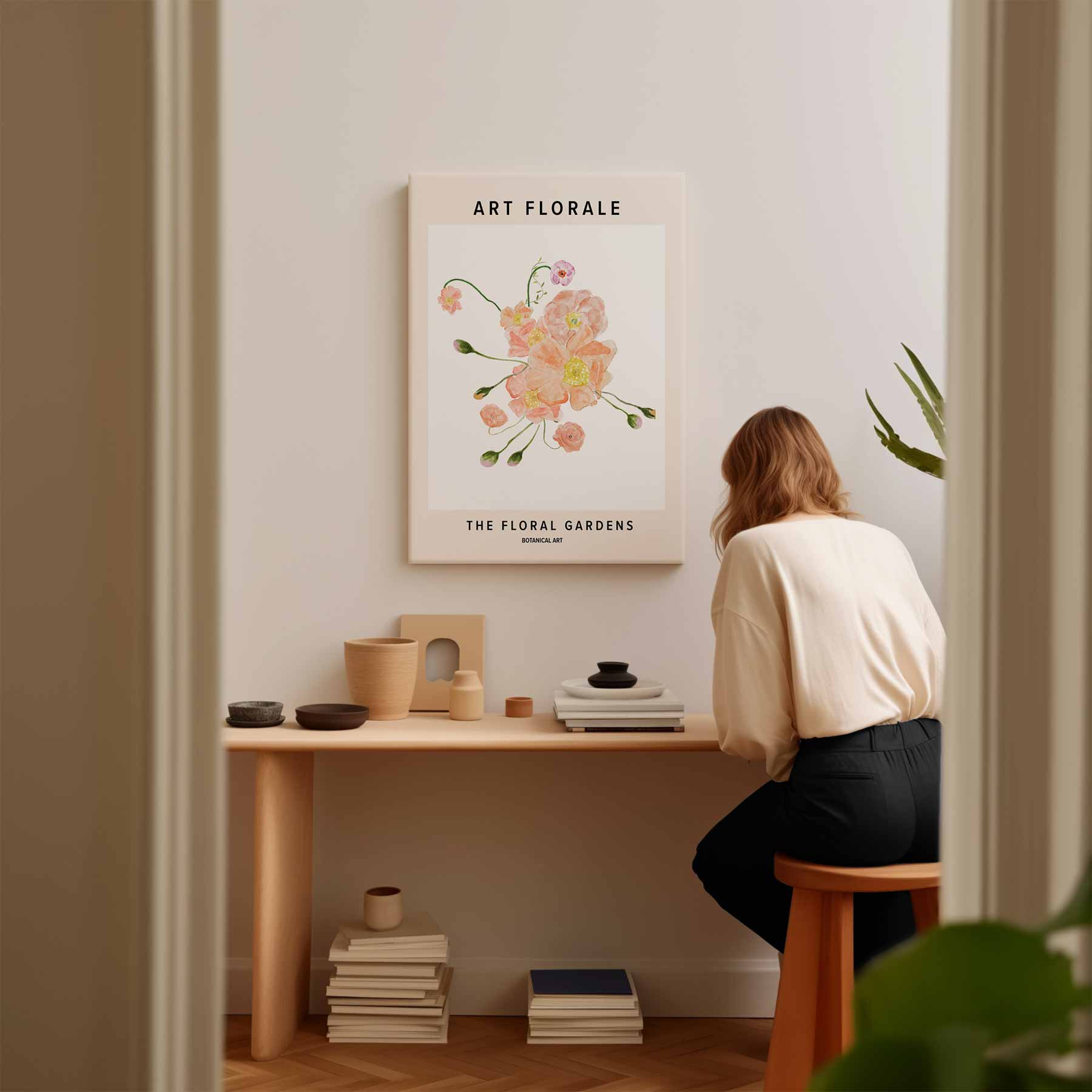 Bloeiende Tuinen Botanische Kunst Kunstwerk-canvas-dibond-plexiglas-wanddecoratie-WallArtistic