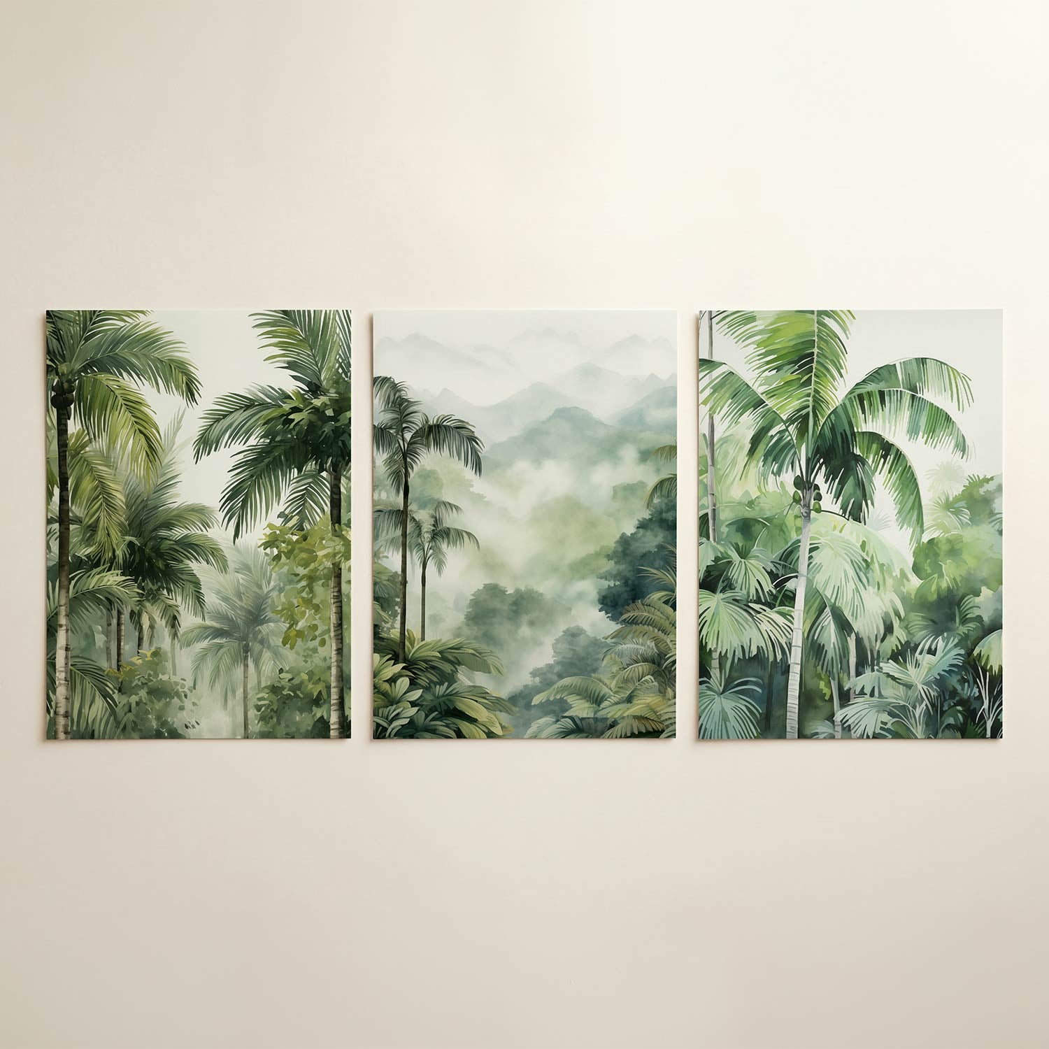 Groene palmritmes Posterset