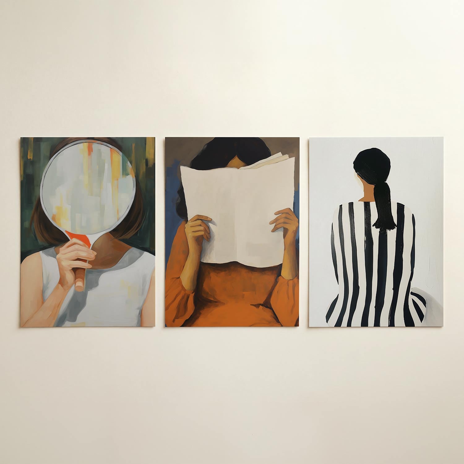 Spiegelbeeld en kleur Posterset