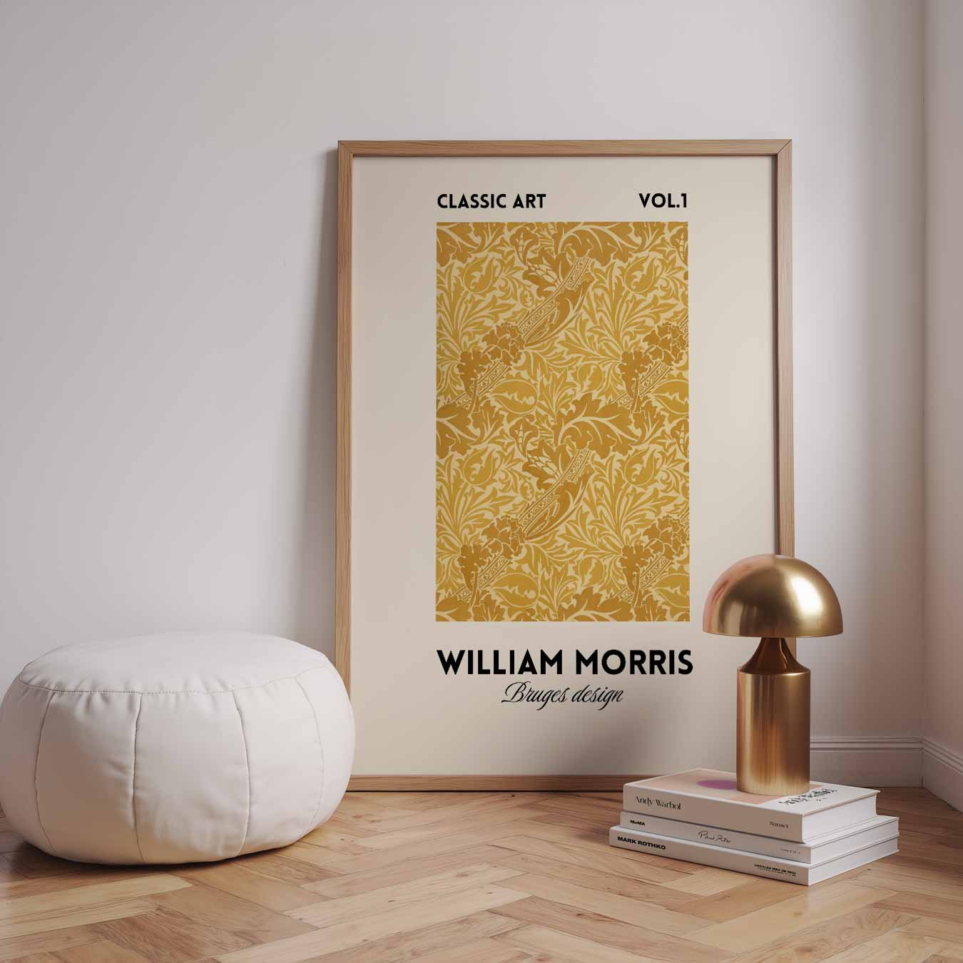 William Morris Bruges Design Poster-WallArtistic