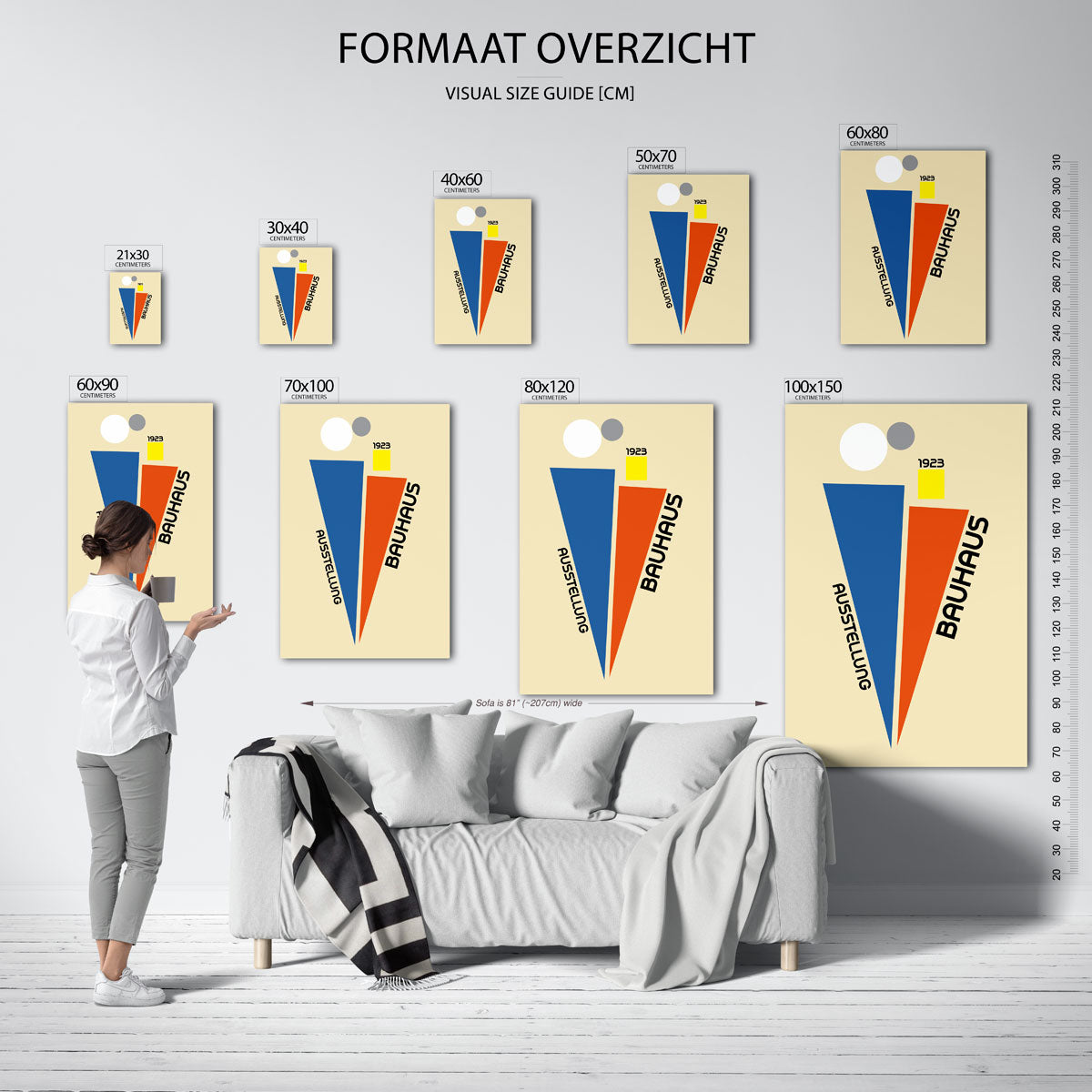 Vormen en vlakkenspel Poster
