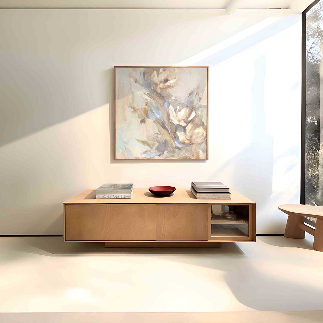 Bloemen in zachte tinten Poster