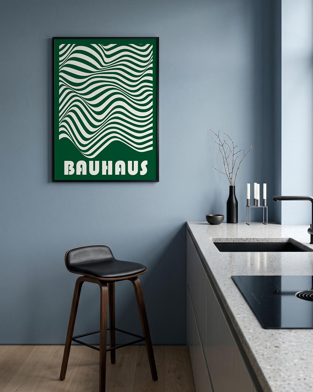 Golvend lijnenspel Poster