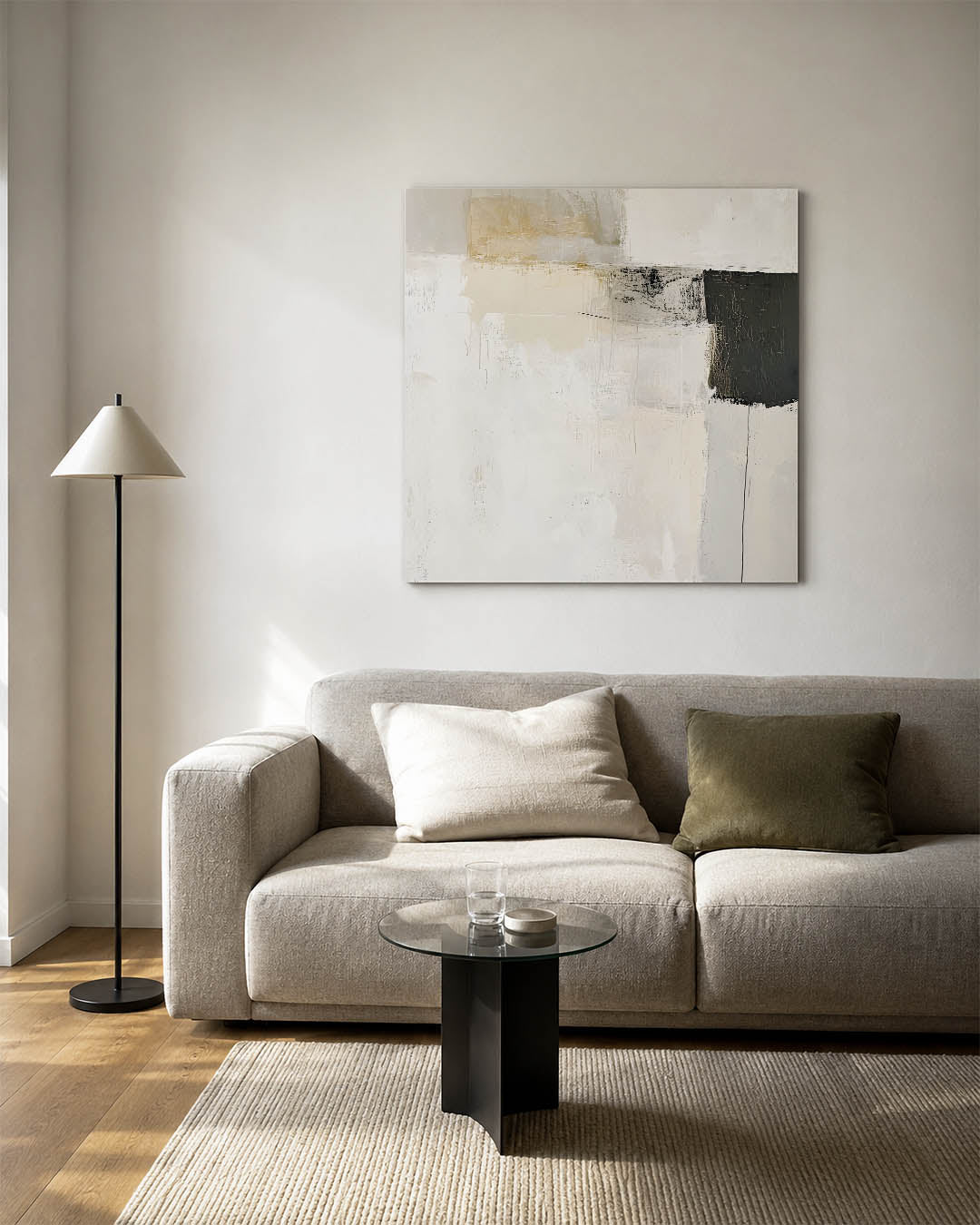 Neutrale compositie Kunstwerk