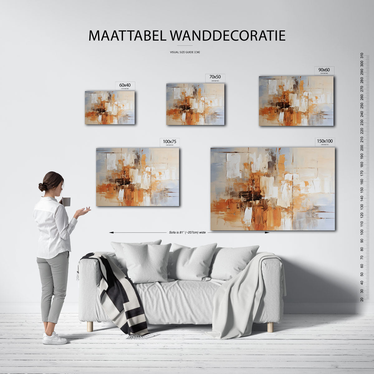 Kleurencompositie Kunstwerk