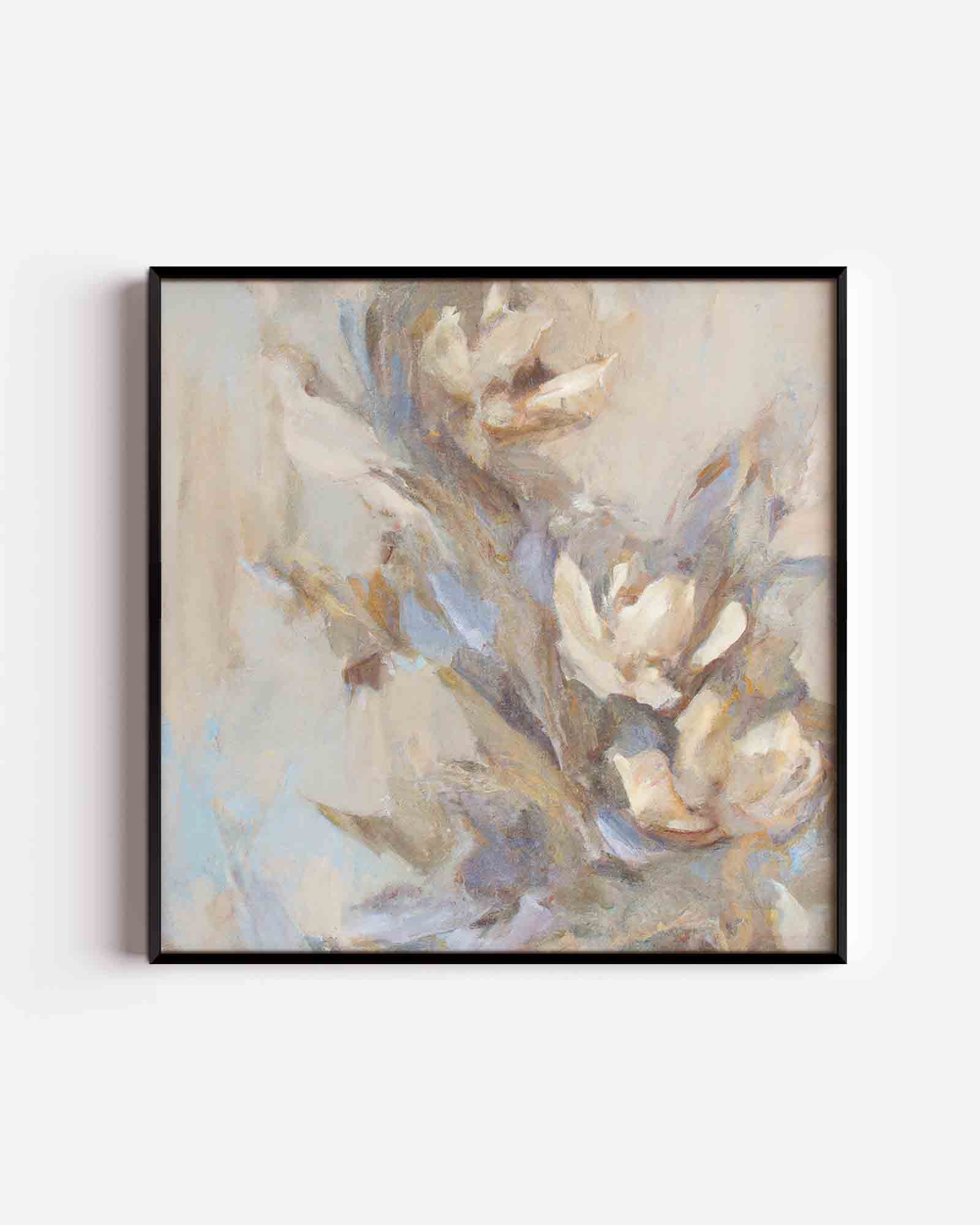 Bloemen in zachte tinten Poster