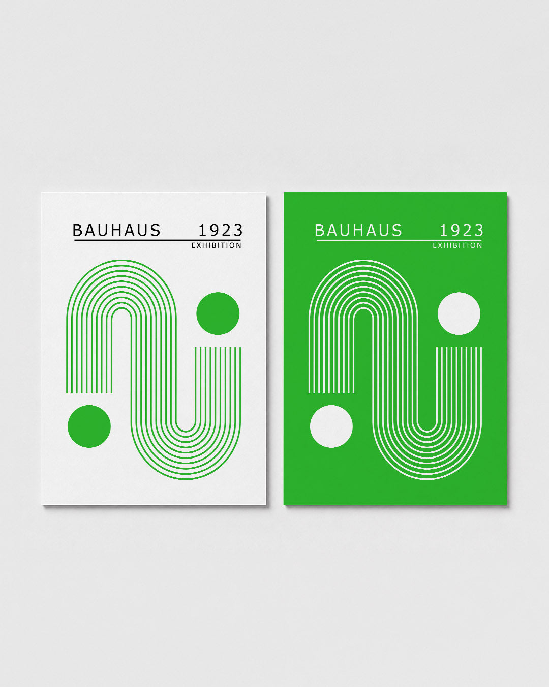 Lijnen en cirkelspel Posterset
