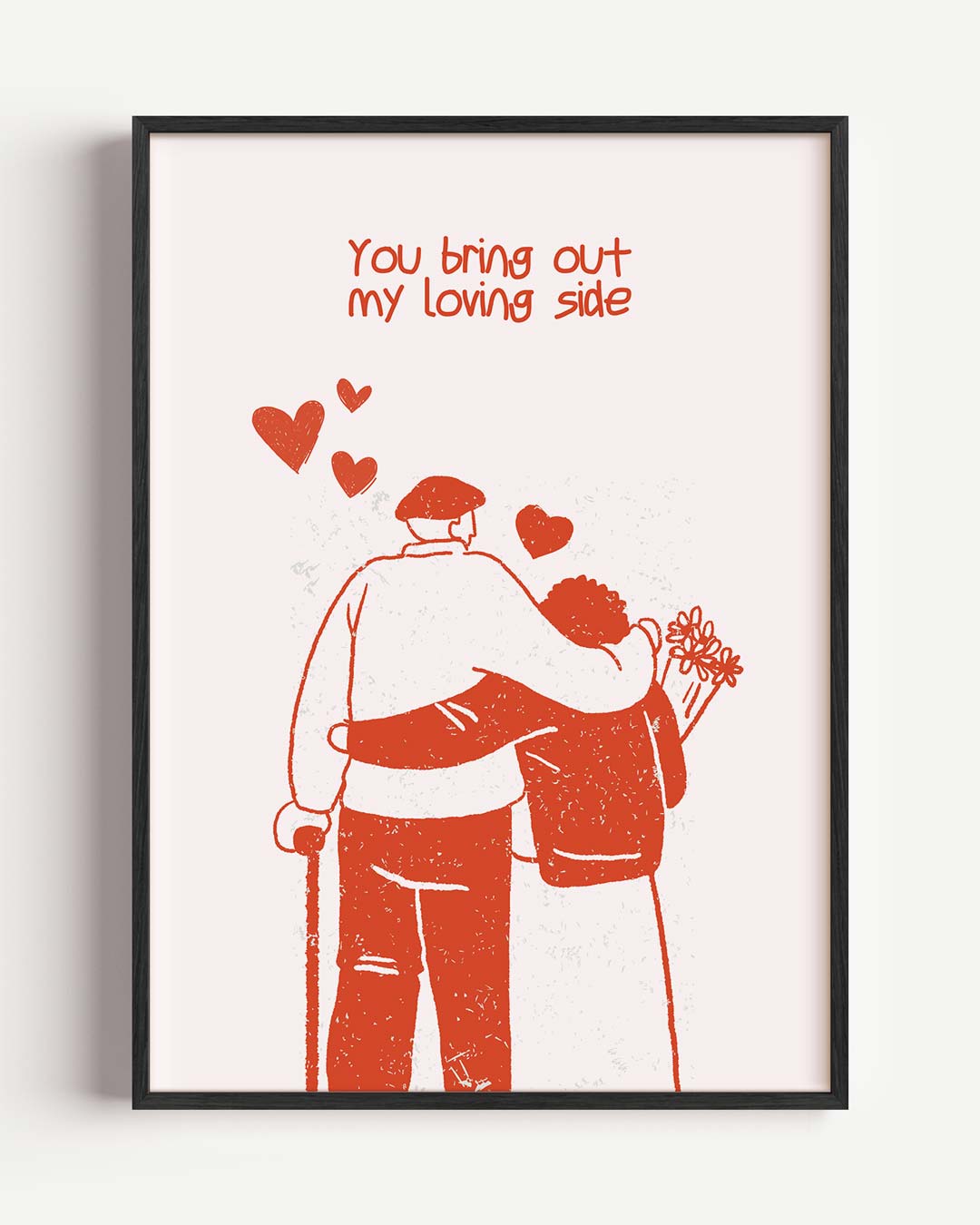 Liefdevolle Momenten Poster-WallArtistic