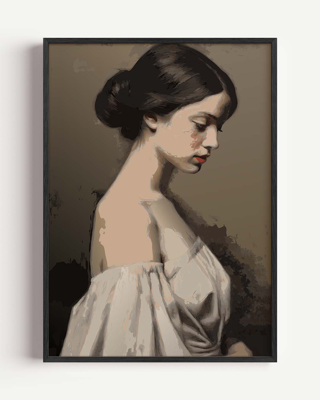 Elegante Vintage Portretposter-WallArtistic