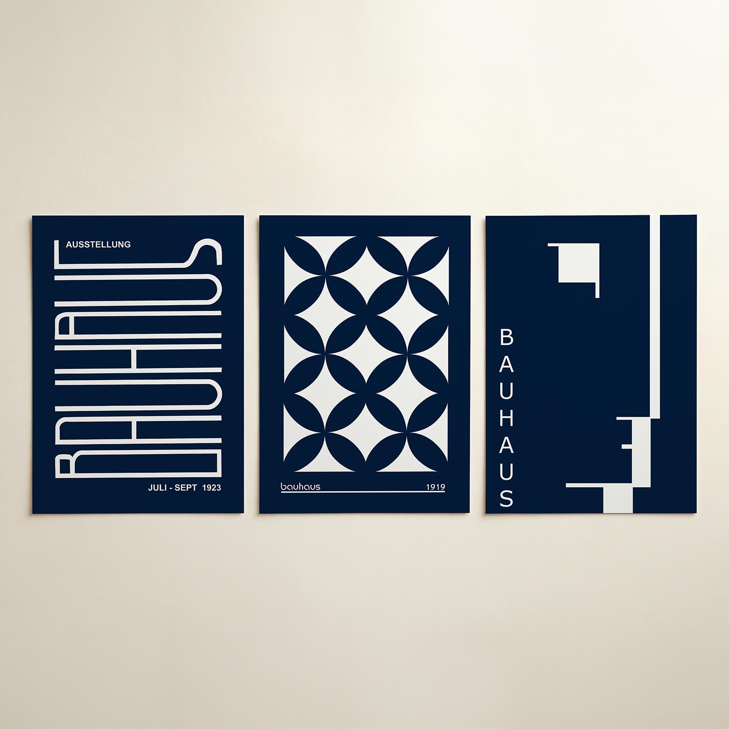 Lijnen en kleurvlakken Posterset