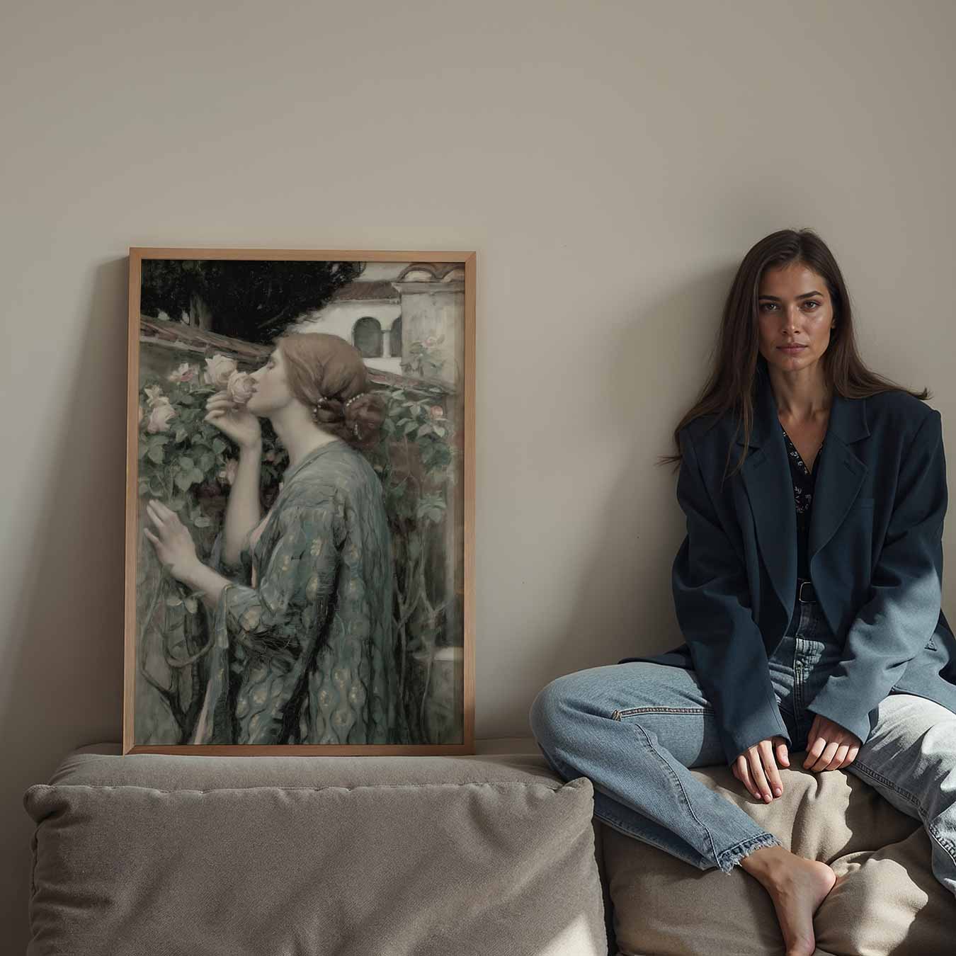 Tijdloze Elegantie Rozenposter-WallArtistic