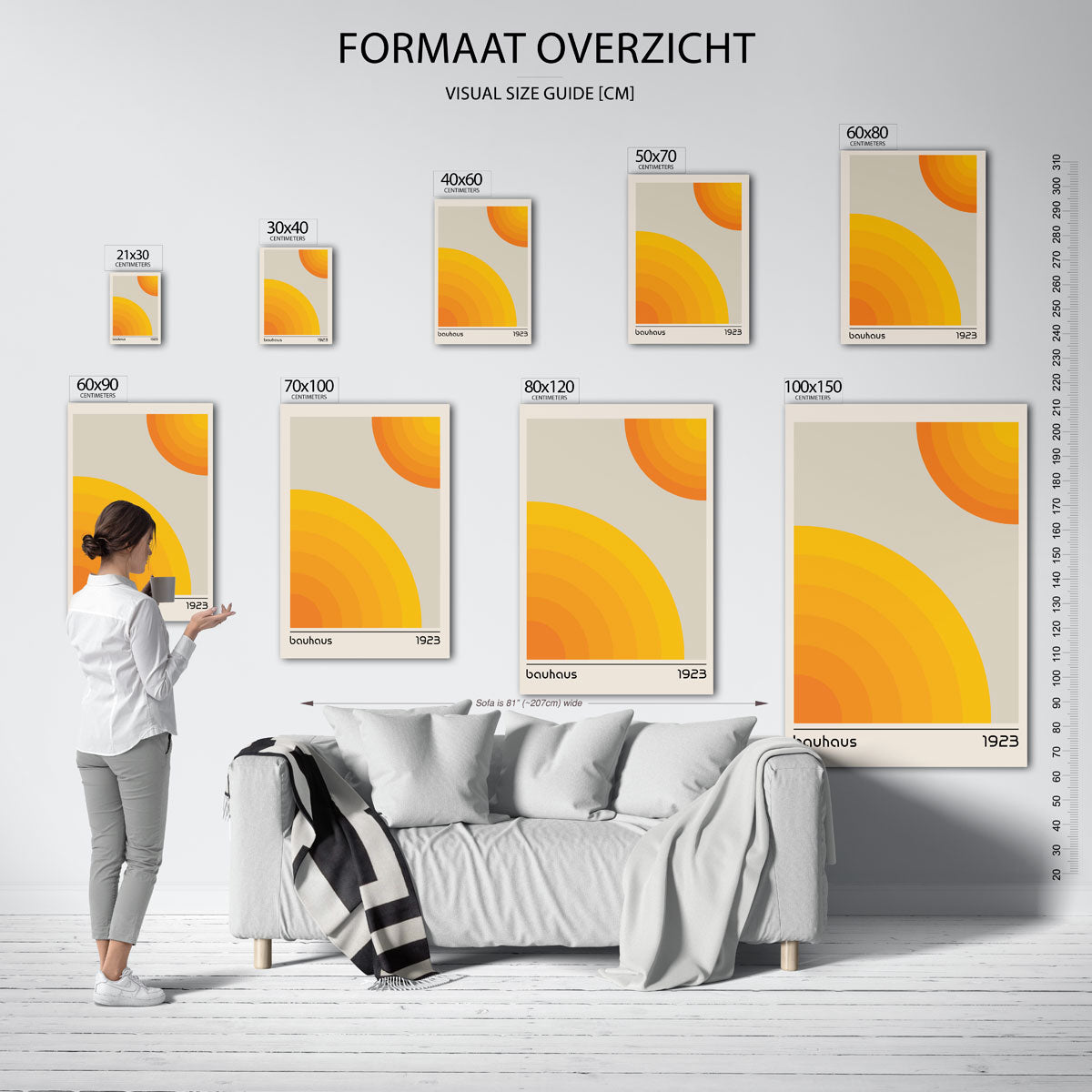 Kleurrijke cirkelpatronen Poster