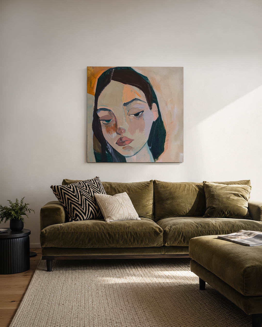 Portretstudie Kunstwerk