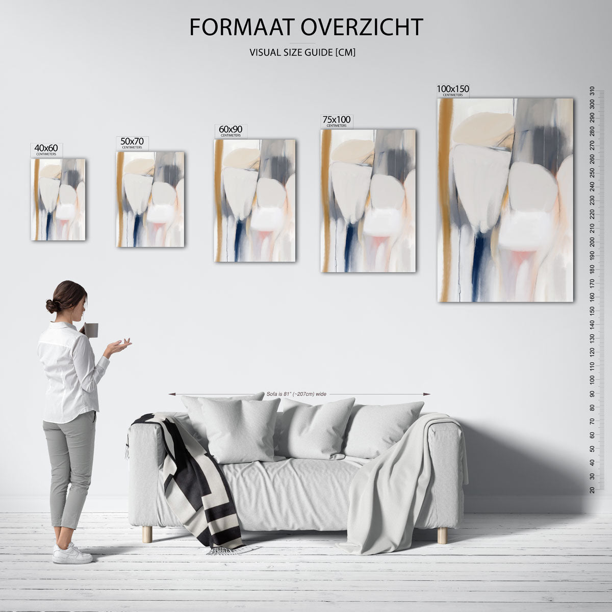 Organische vormen Kunstwerk