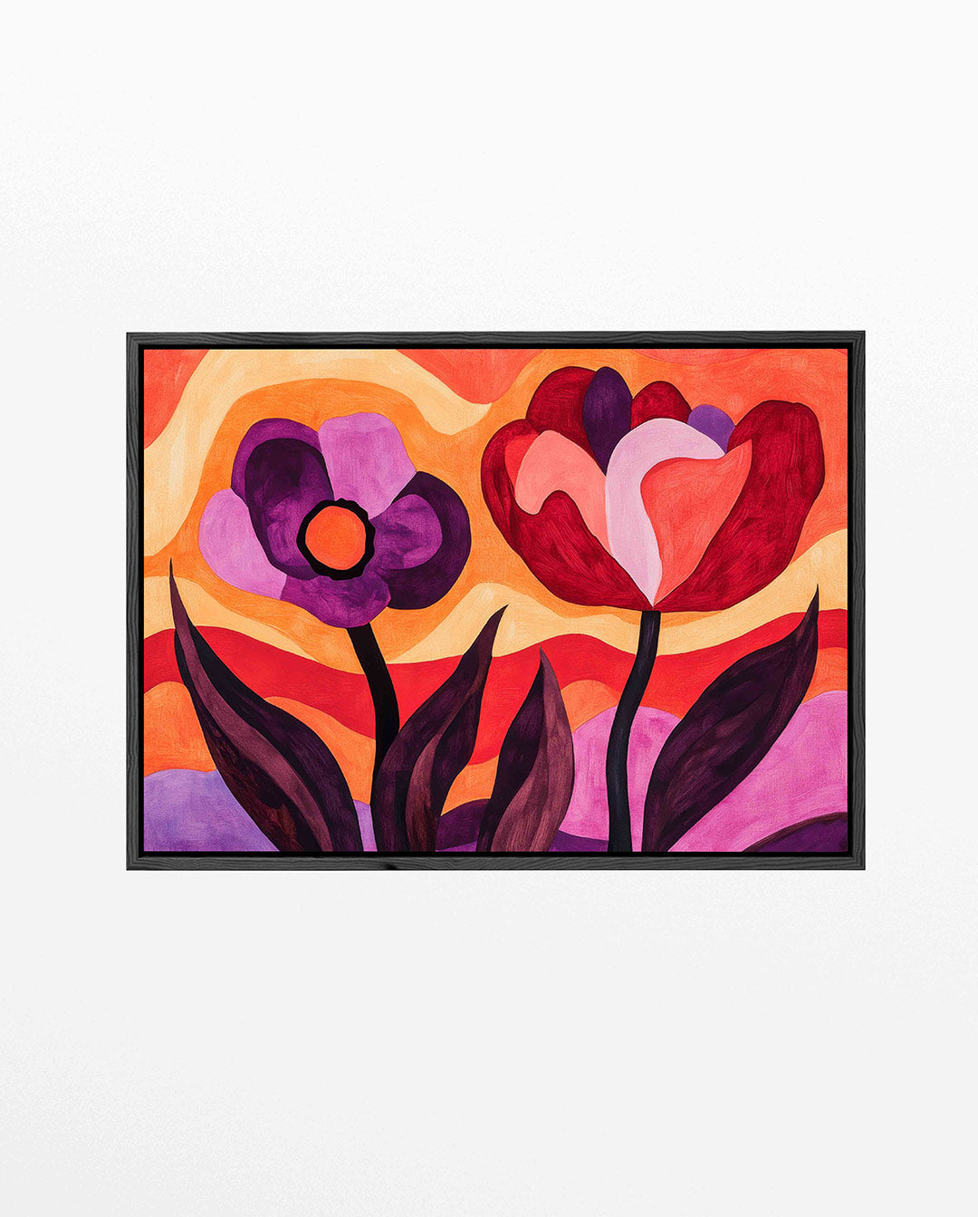 Bloemrijke kleurenpracht Kunstwerk