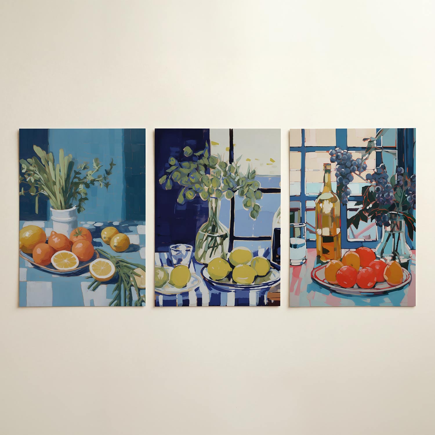 Fruit en bladeren Posterset