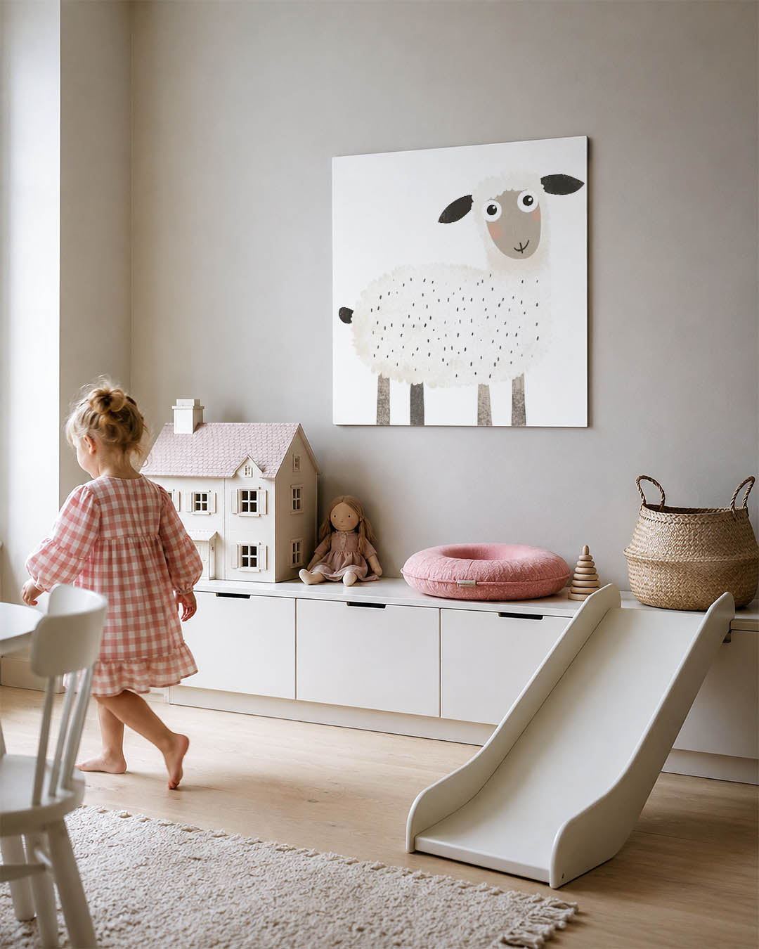 Vrolijk schaap Kunstwerk